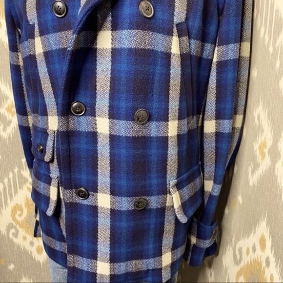 Polo Ralph Lauren "Rugged Icons Collection" Blue Ketchum Wool Plaid Ranch Coat - Picture 12 of 16